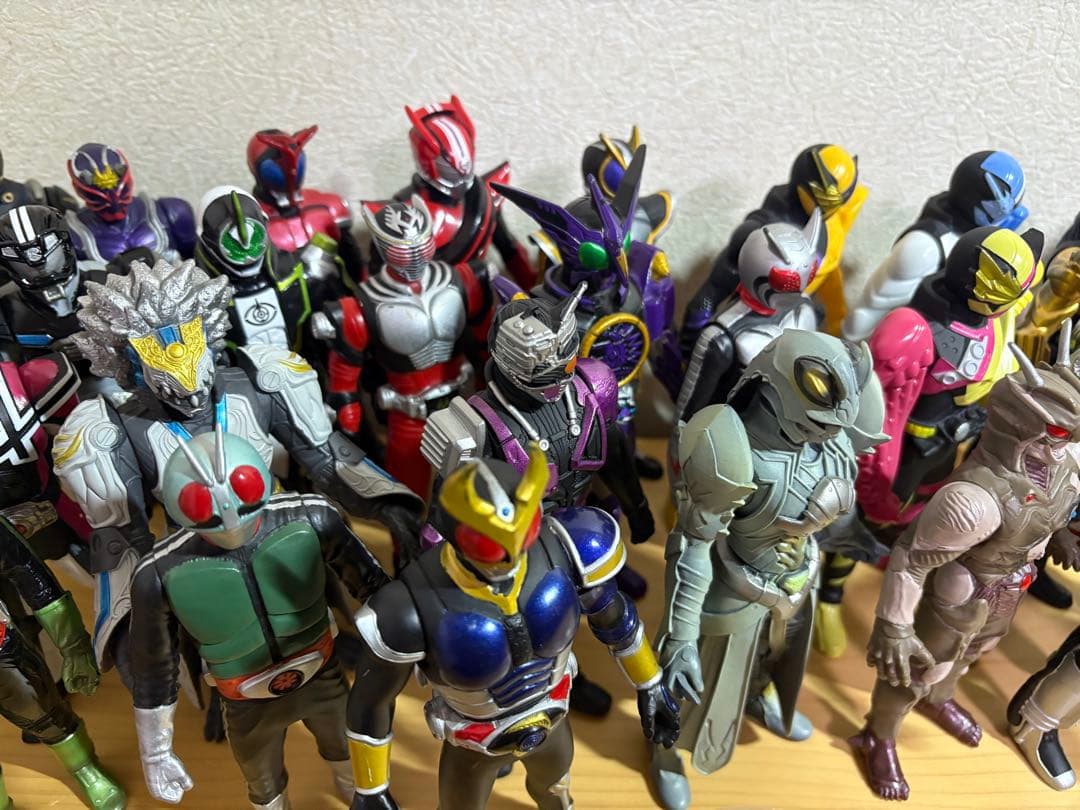 【まとめ売り】ライダーヒーローシリーズ　30体セット 仮面ライダー　ソフビ