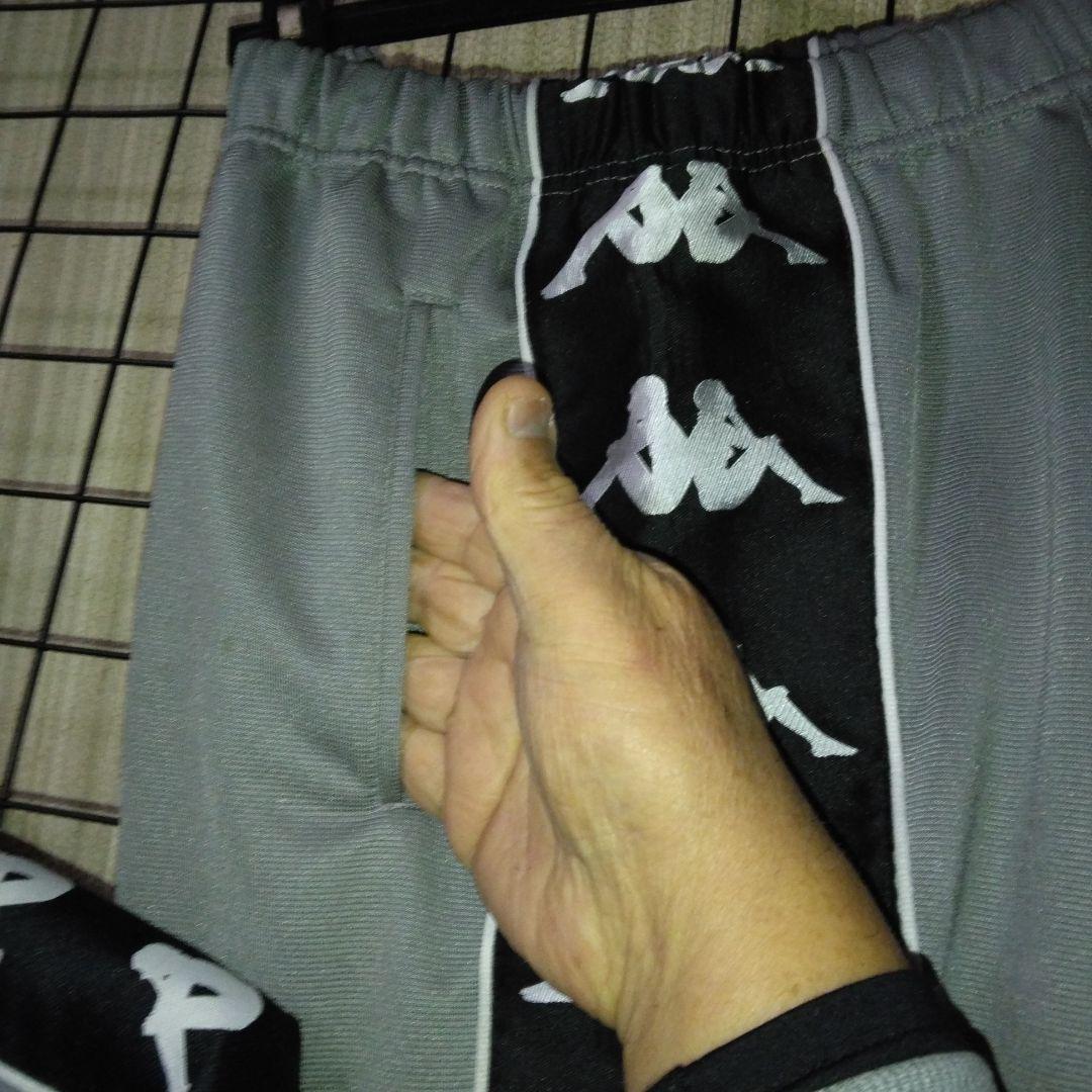 98～99”Kappa Juventusビンテージ ジャージセット 黒/グレーL