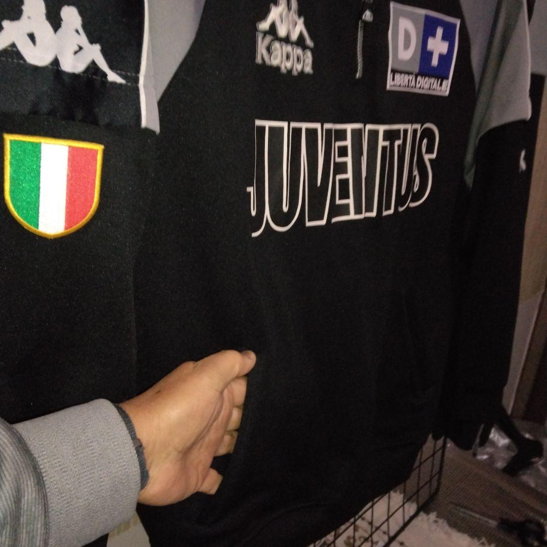 98～99”Kappa Juventusビンテージ ジャージセット 黒/グレーL