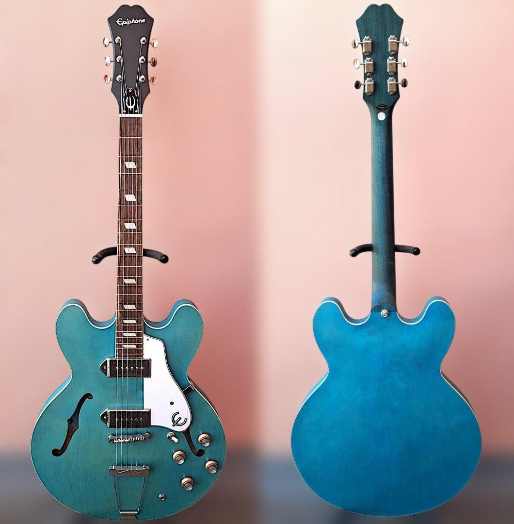 ■Epiphone casino Worn 新品同様 Blue Denim