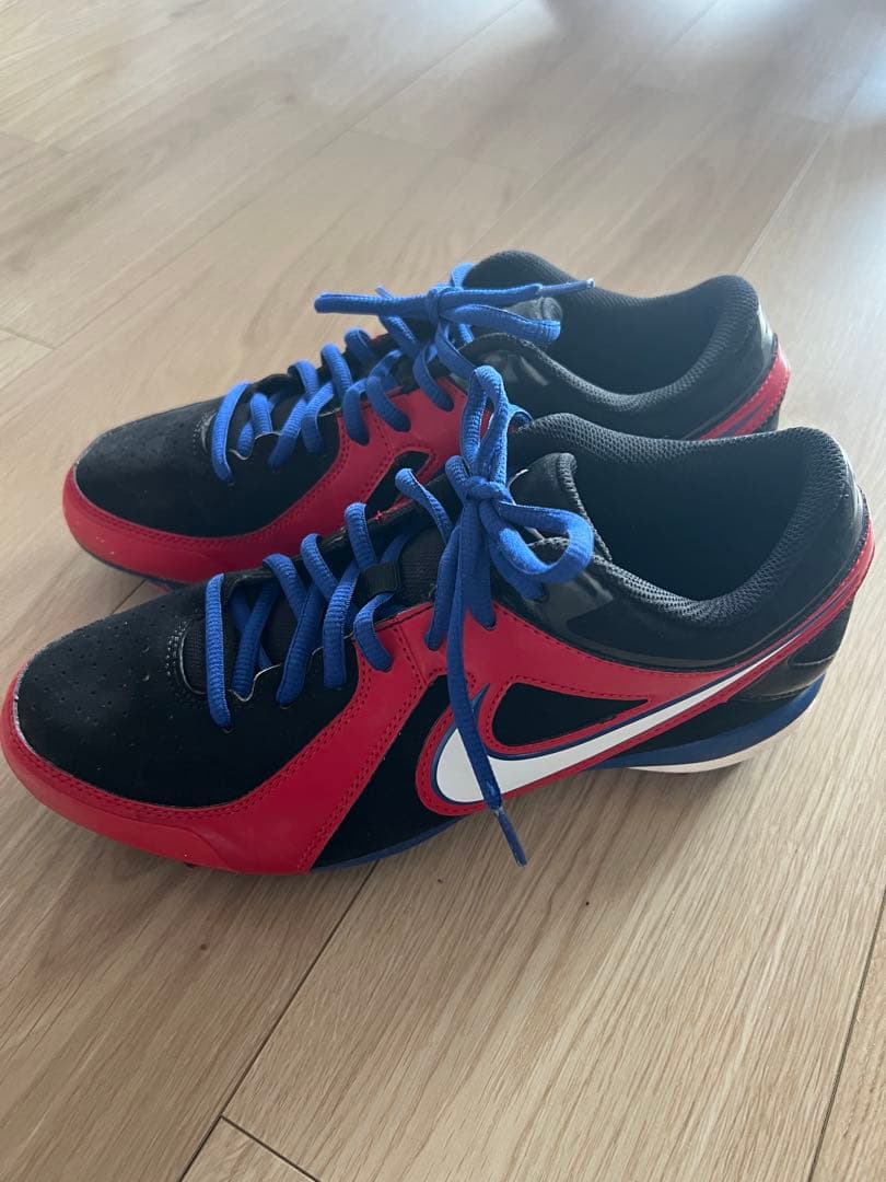 Nike スパイク　ブラック/レッド　26.0cm