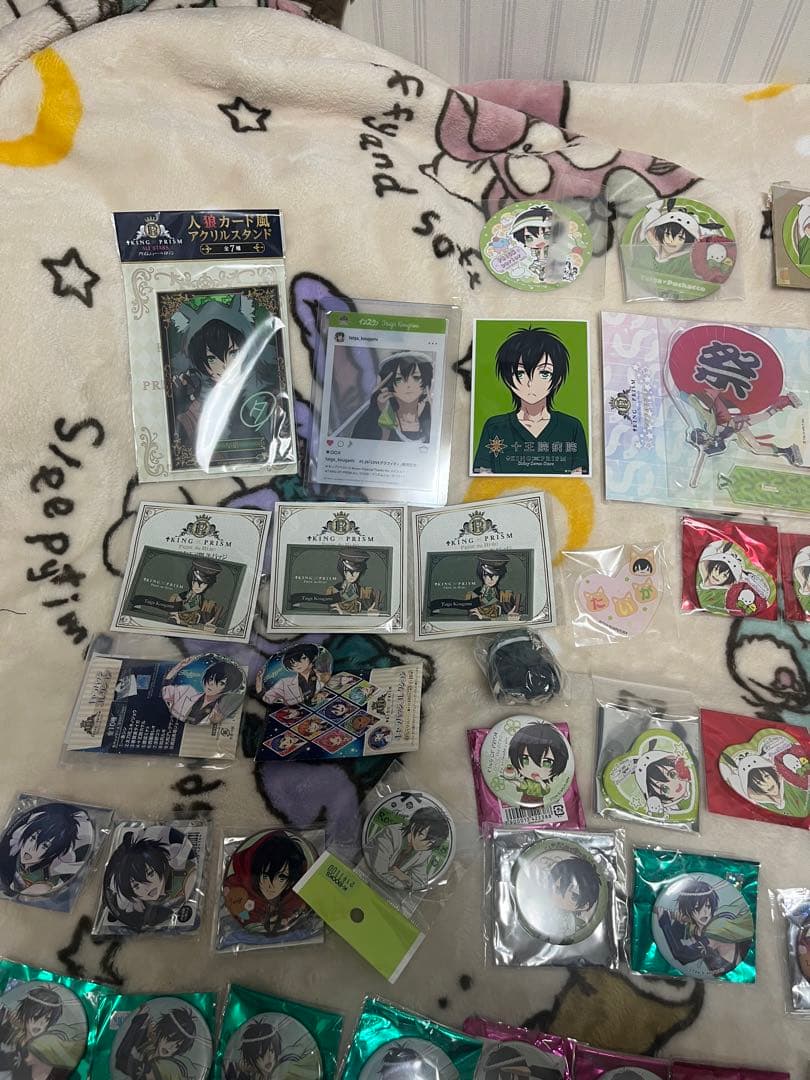 60点以上　キングオブプリズム　香賀美　タイガ　キンプリ　缶バッジ　アクスタ