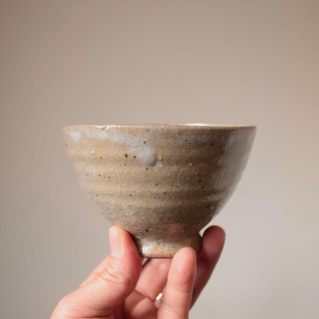 萩 灰釉 茶碗 茶道具 古道具 アンティーク 萩焼
