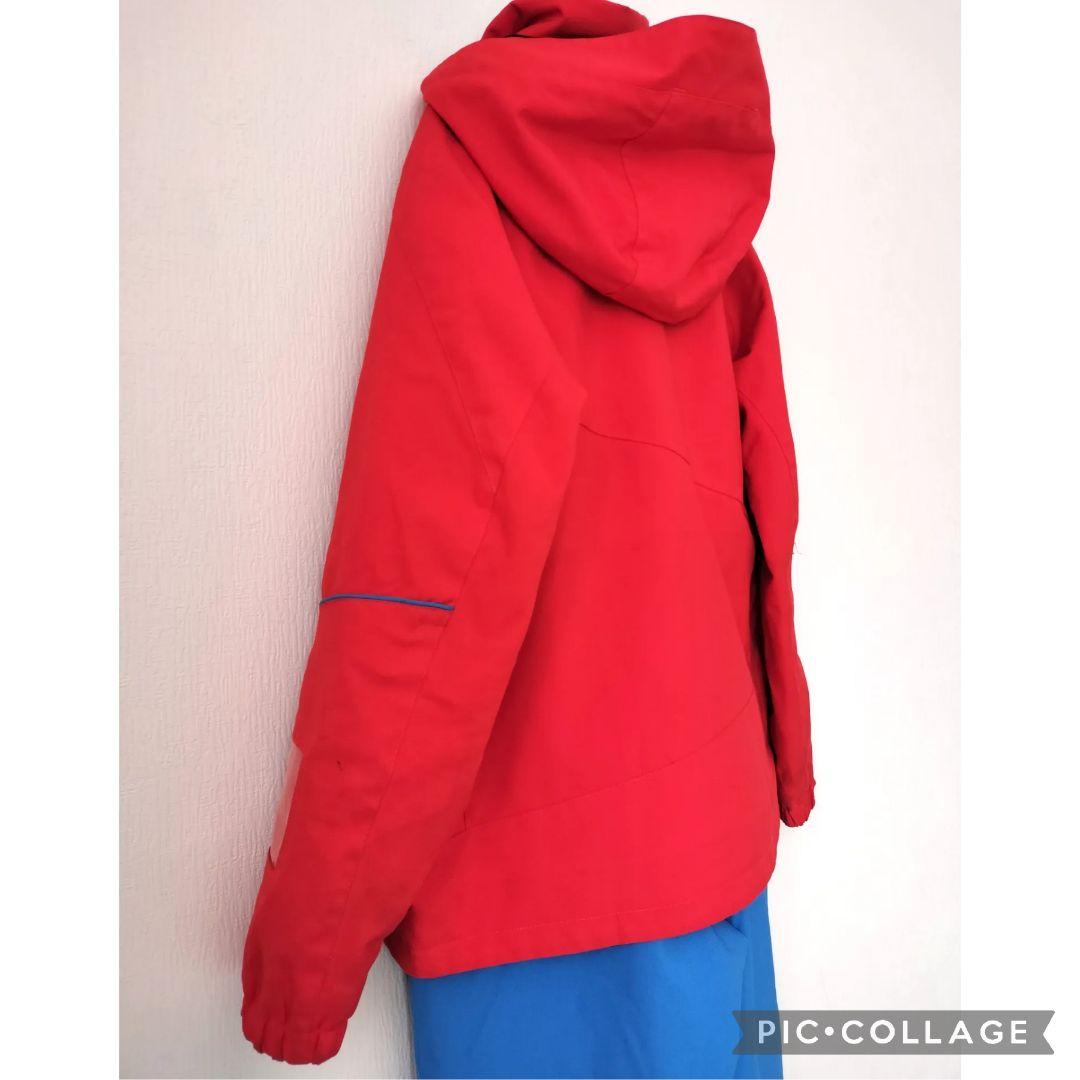 美品　PHENIX デモモデル スキーウェア上下 150 ジュニア 男の子 赤青