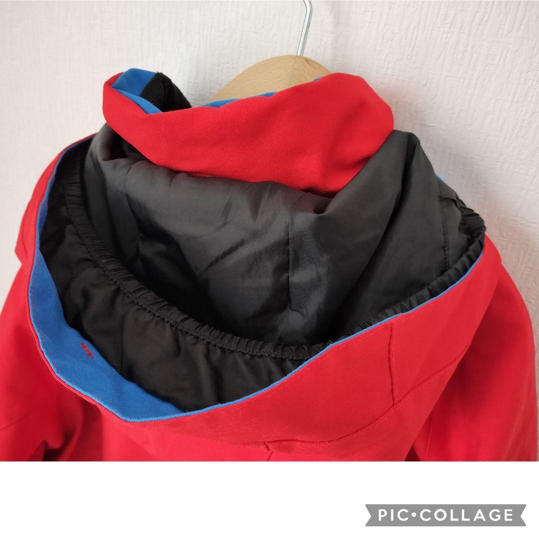 美品　PHENIX デモモデル スキーウェア上下 150 ジュニア 男の子 赤青