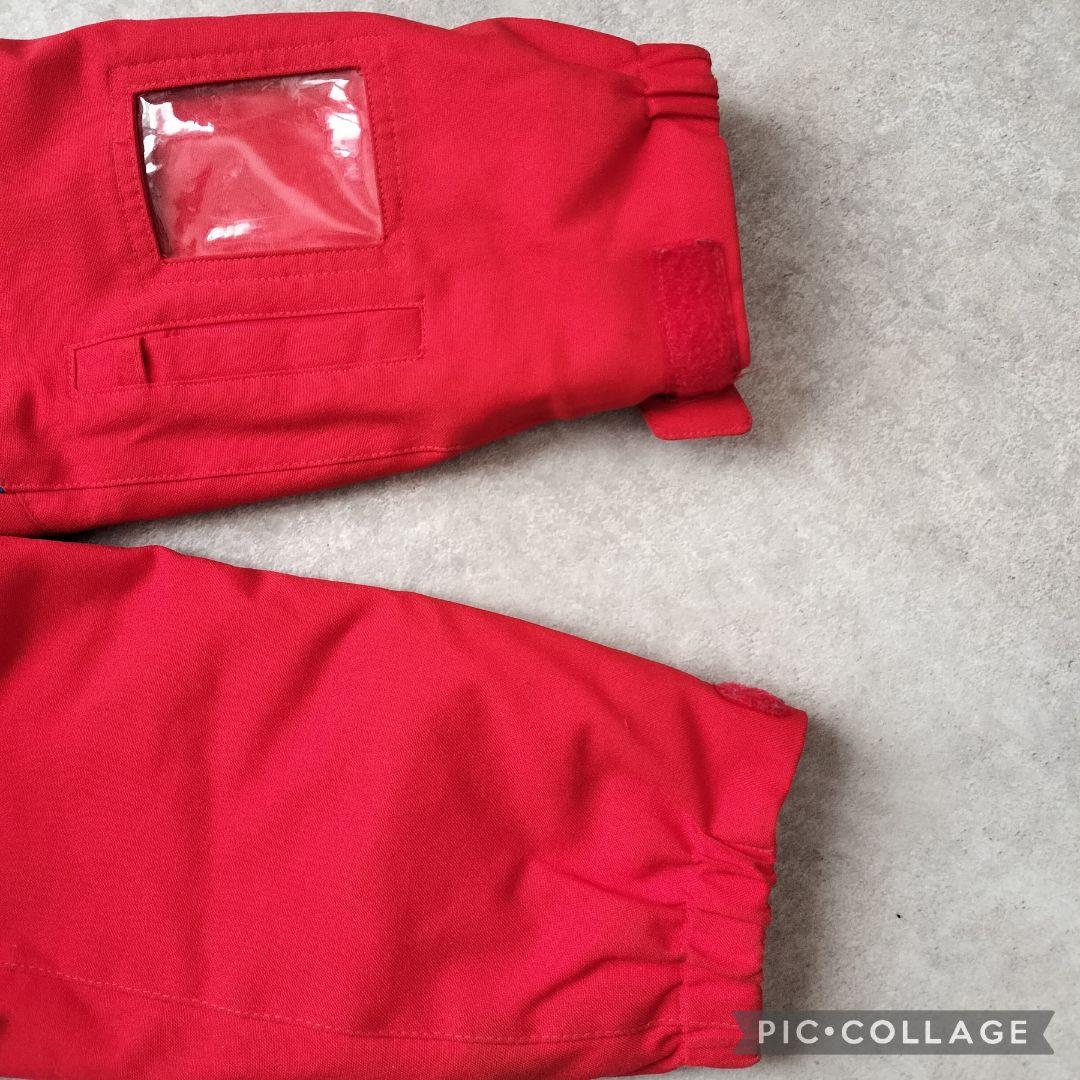 美品　PHENIX デモモデル スキーウェア上下 150 ジュニア 男の子 赤青