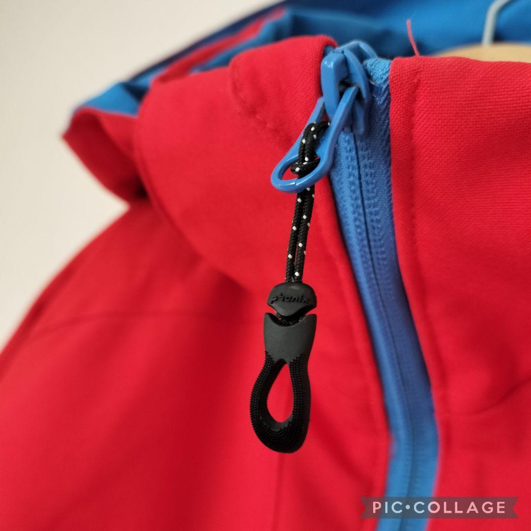 美品　PHENIX デモモデル スキーウェア上下 150 ジュニア 男の子 赤青