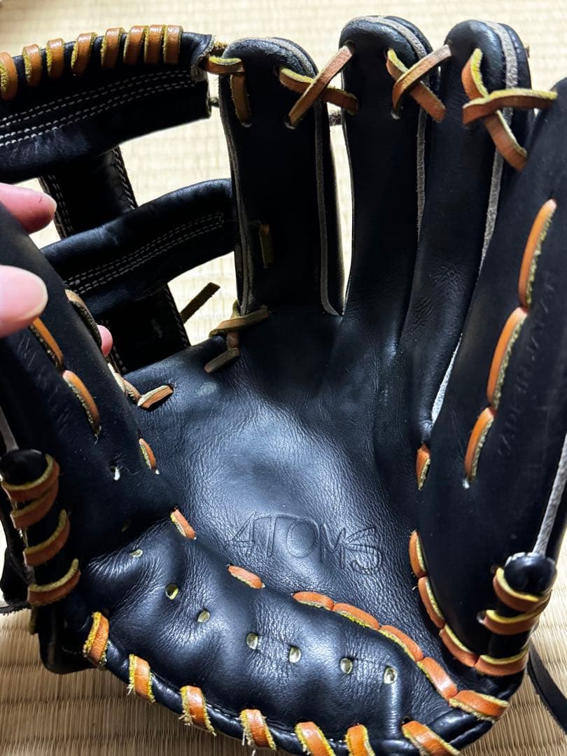 アトムズ硬式野球グローブ 黒
