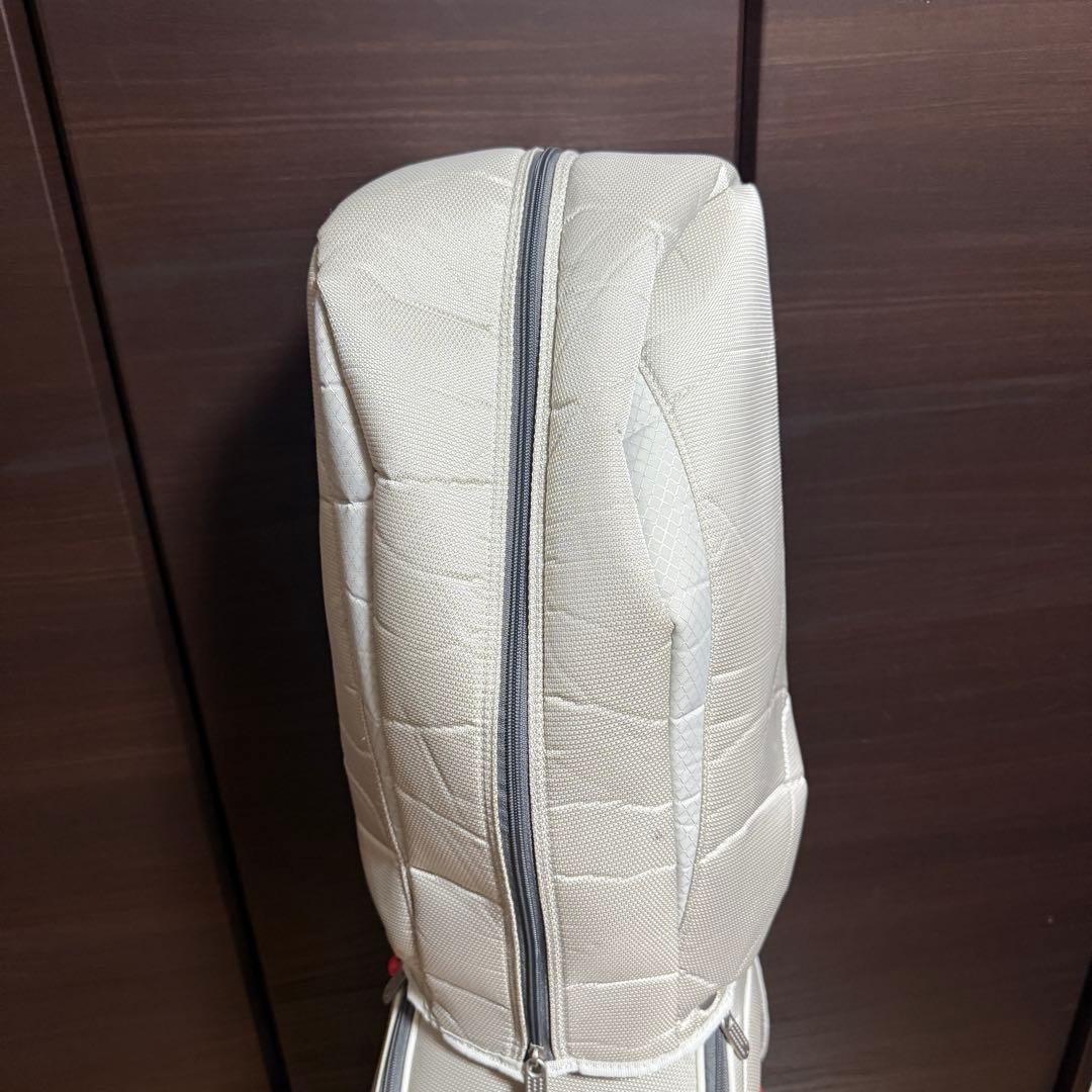 Nike golf キャディバッグ ゴルフバッグ ホワイト/レッド