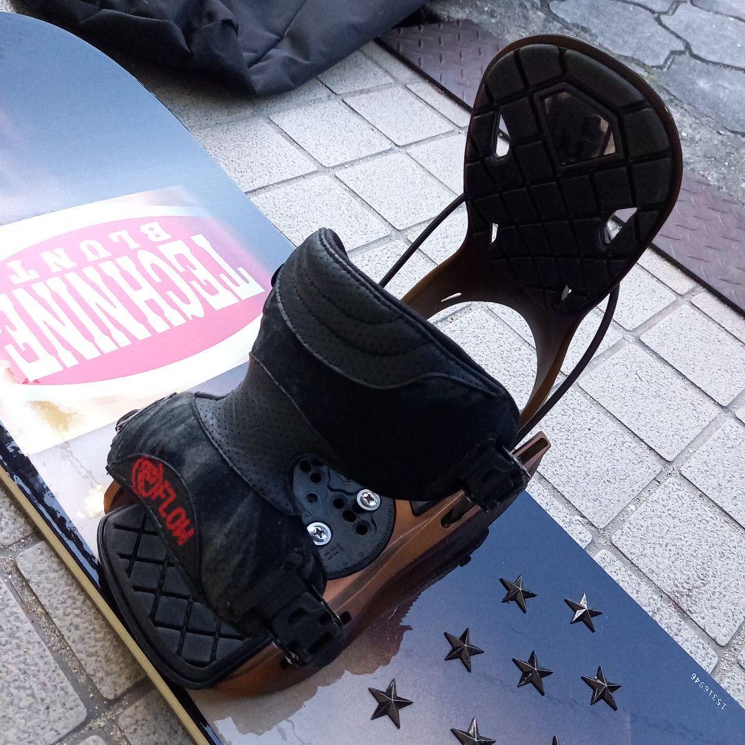 美品◎TECHNINE スノーボード BLUNT 153