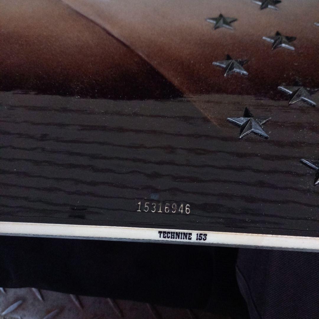 美品◎TECHNINE スノーボード BLUNT 153