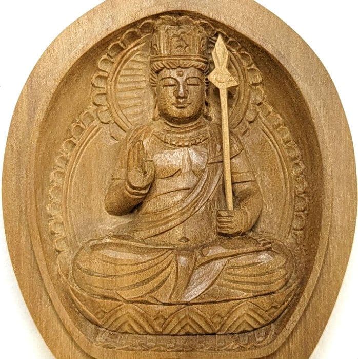 【フォロー割・新品】 香合仏　虚空蔵菩薩　白檀　仏龕　懐中仏　仏像