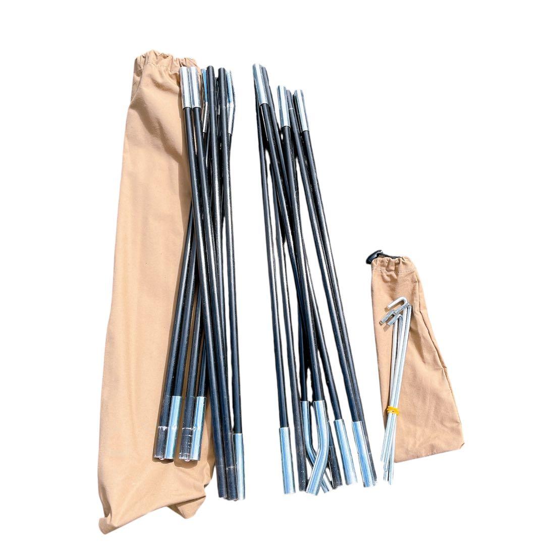 美品 ビジョンピークス TCルーテント 小型テント 3人用 カンガルー ベージュ