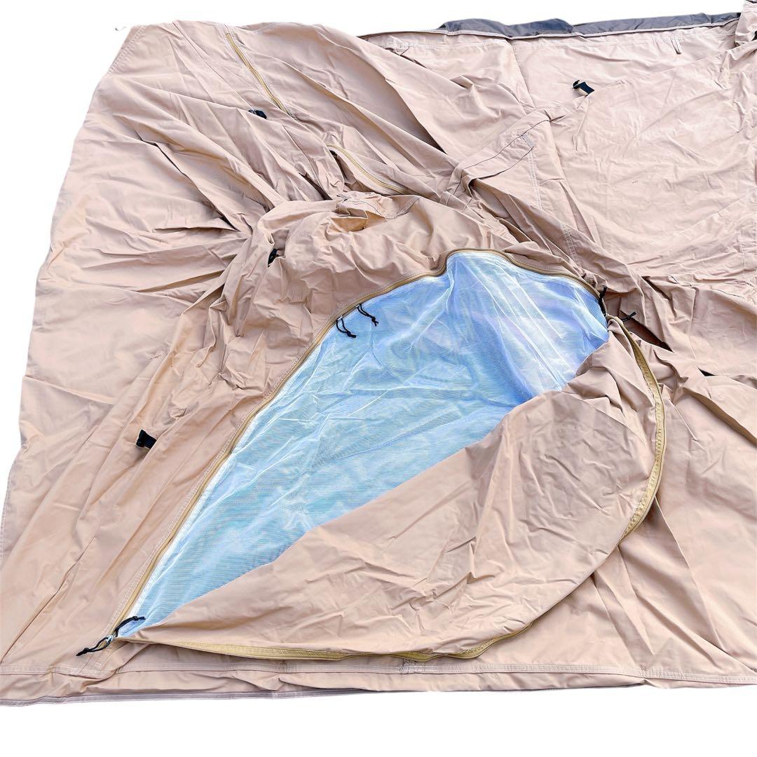 美品 ビジョンピークス TCルーテント 小型テント 3人用 カンガルー ベージュ