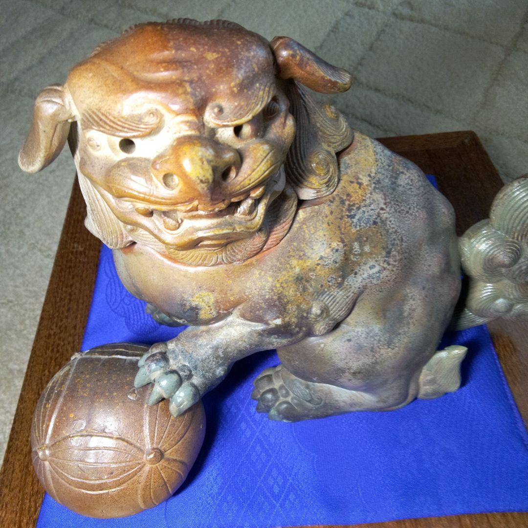 備前天杯唐獅子香呂木村友敬作
