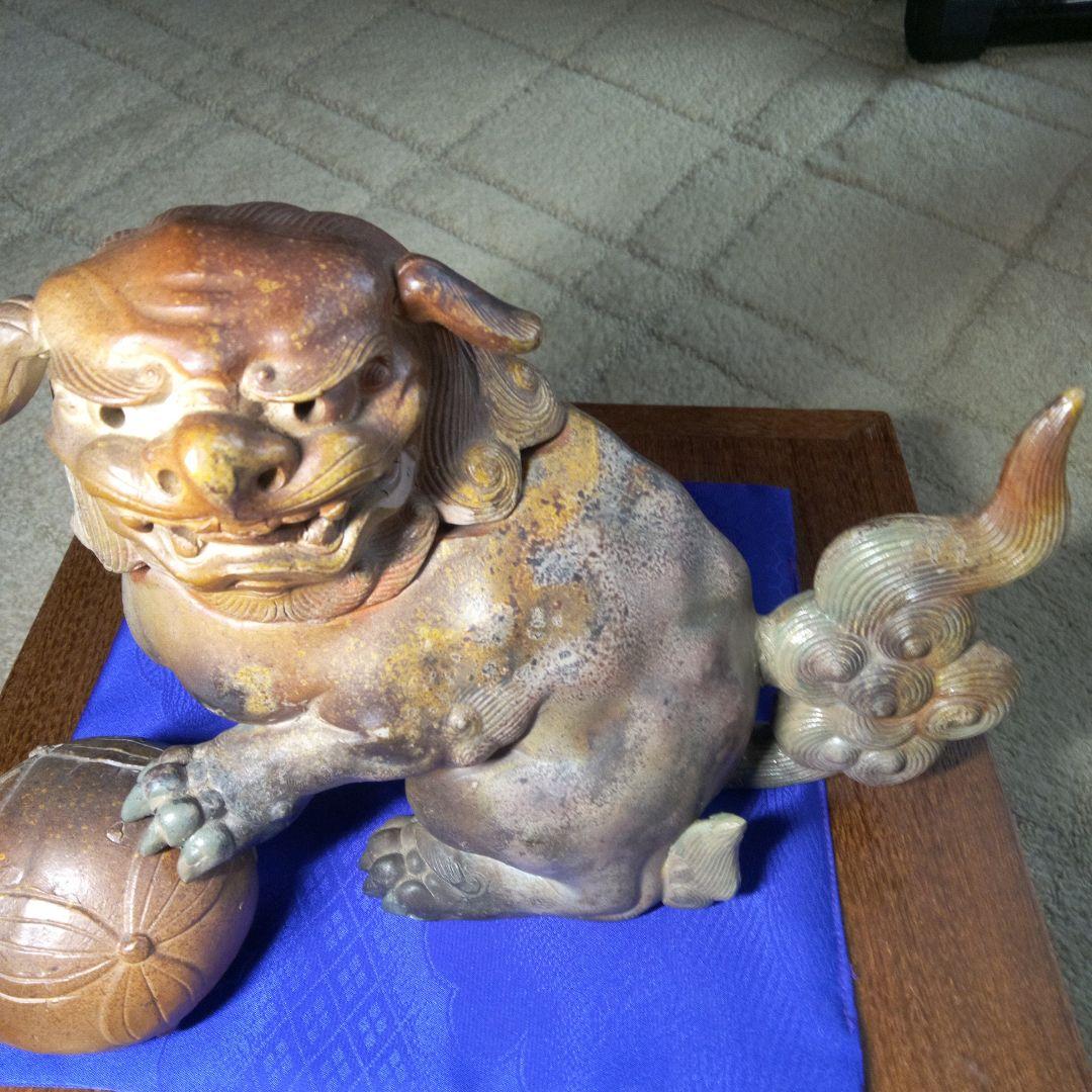 備前天杯唐獅子香呂木村友敬作