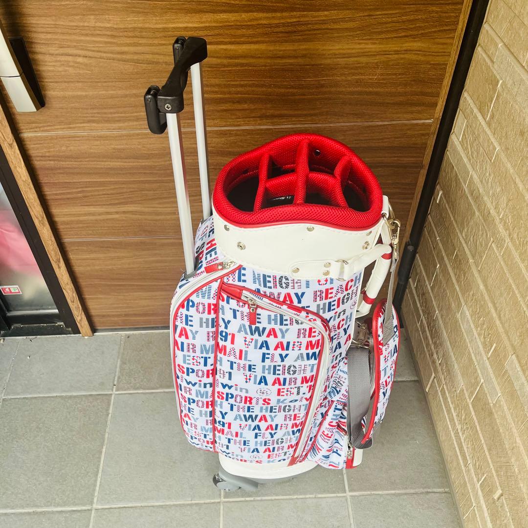 【美品】Kolwin キャディバッグ キャスター　ゴルフバッグ コルウィン