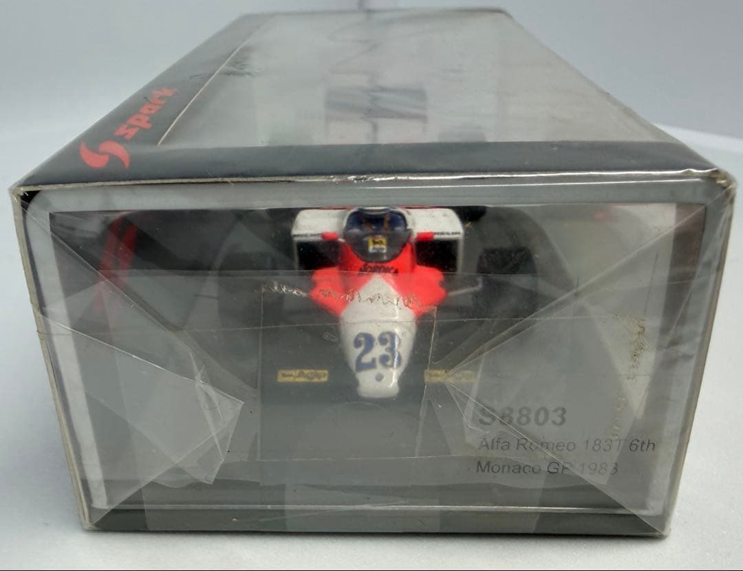 【希少】スパーク 1/43 アルファロメオ 183T モナコGP 1983