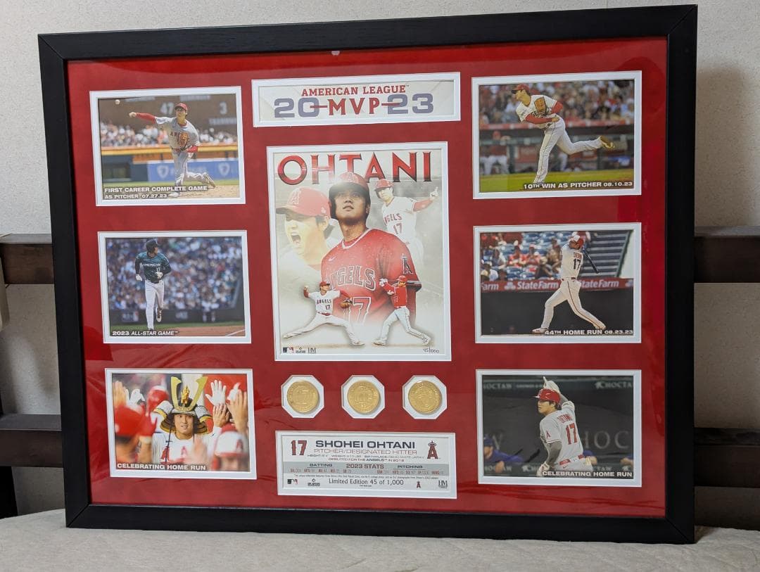 【限定1000個】大谷翔平 2023 MVP受賞記念 プレミアム フォトミント