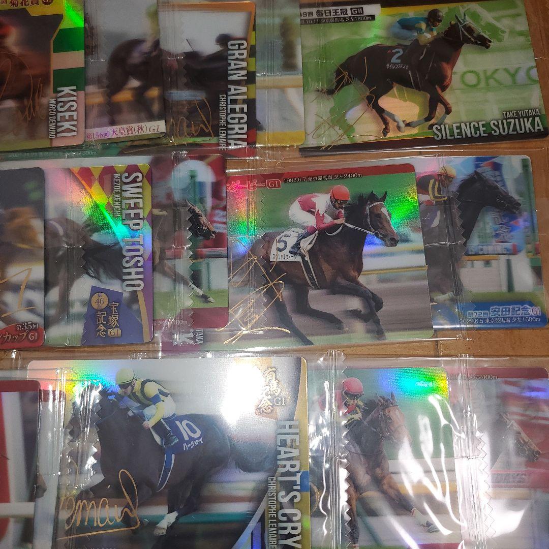 さ*ょ様 【サインコンプリート】サラブレッドホースコレクション第1、2弾　箔押し