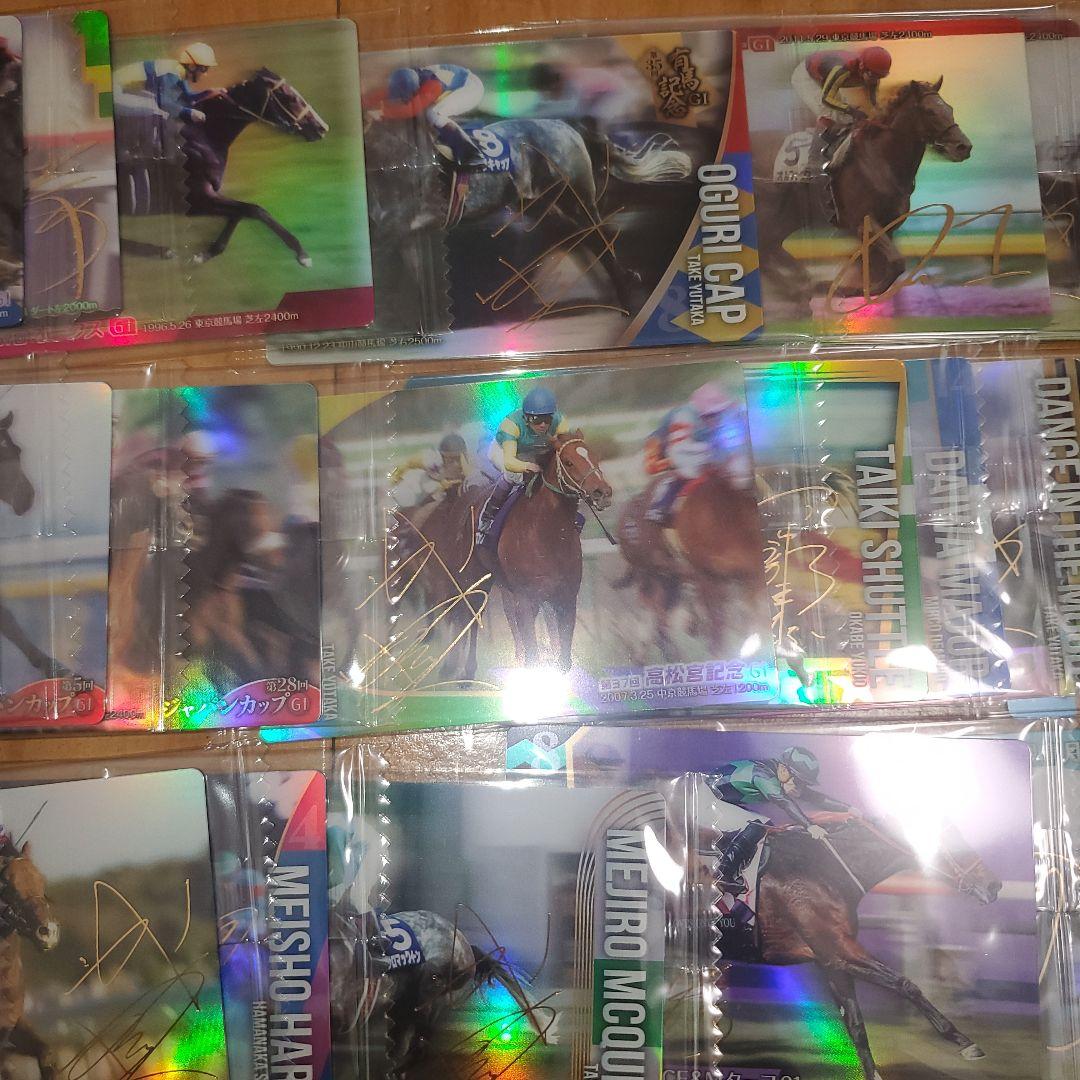 さ*ょ様 【サインコンプリート】サラブレッドホースコレクション第1、2弾　箔押し