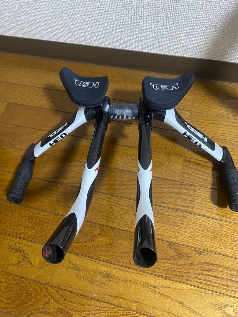 HED エアロハンドルバー カーボンファイバー　TTバー