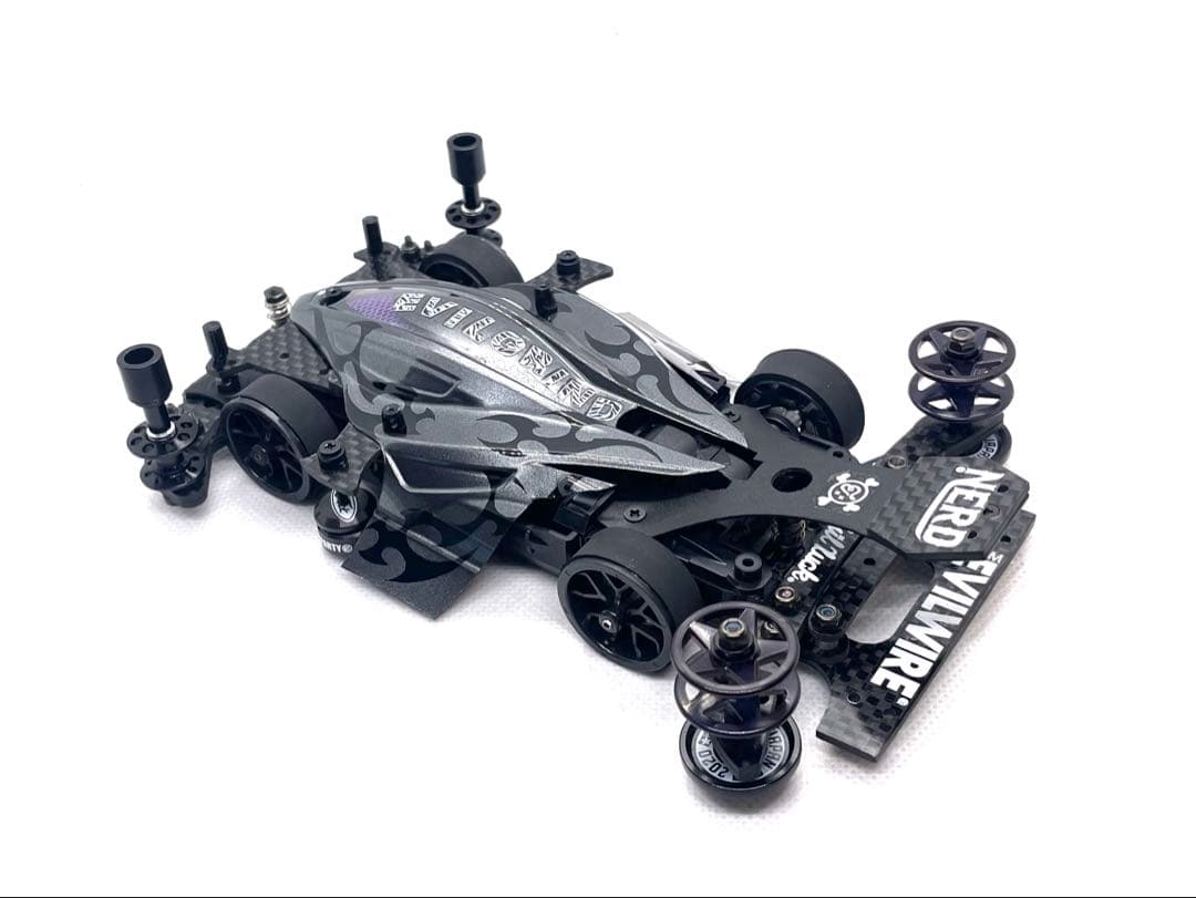 ミニ四駆　完成品　未使用　MSフレキ　デュアルリッジ　フルカスタム　レース車両