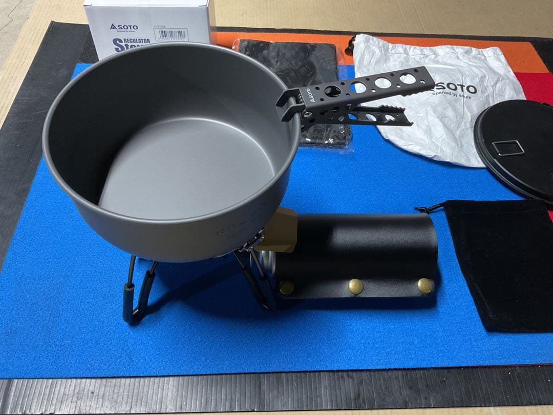 SOTOレギュレーターストーブST-310SBカスタム+1.8ℓクッカー新品