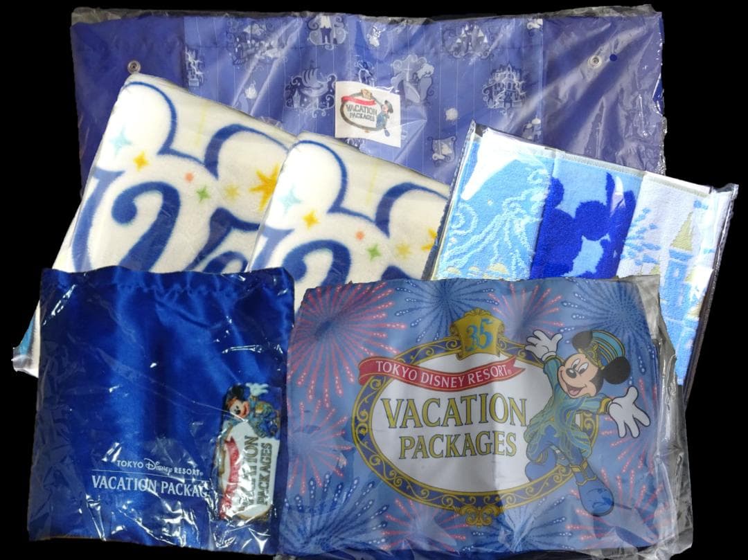 ディズニー　アメニティ　タオル10個　バッグ2個　巾着2個　ぬいぐるみ3個