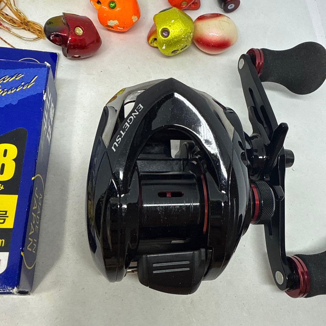 109162 タイラバ入門に！シマノ 16炎月BB 100PG 右 おまけセット