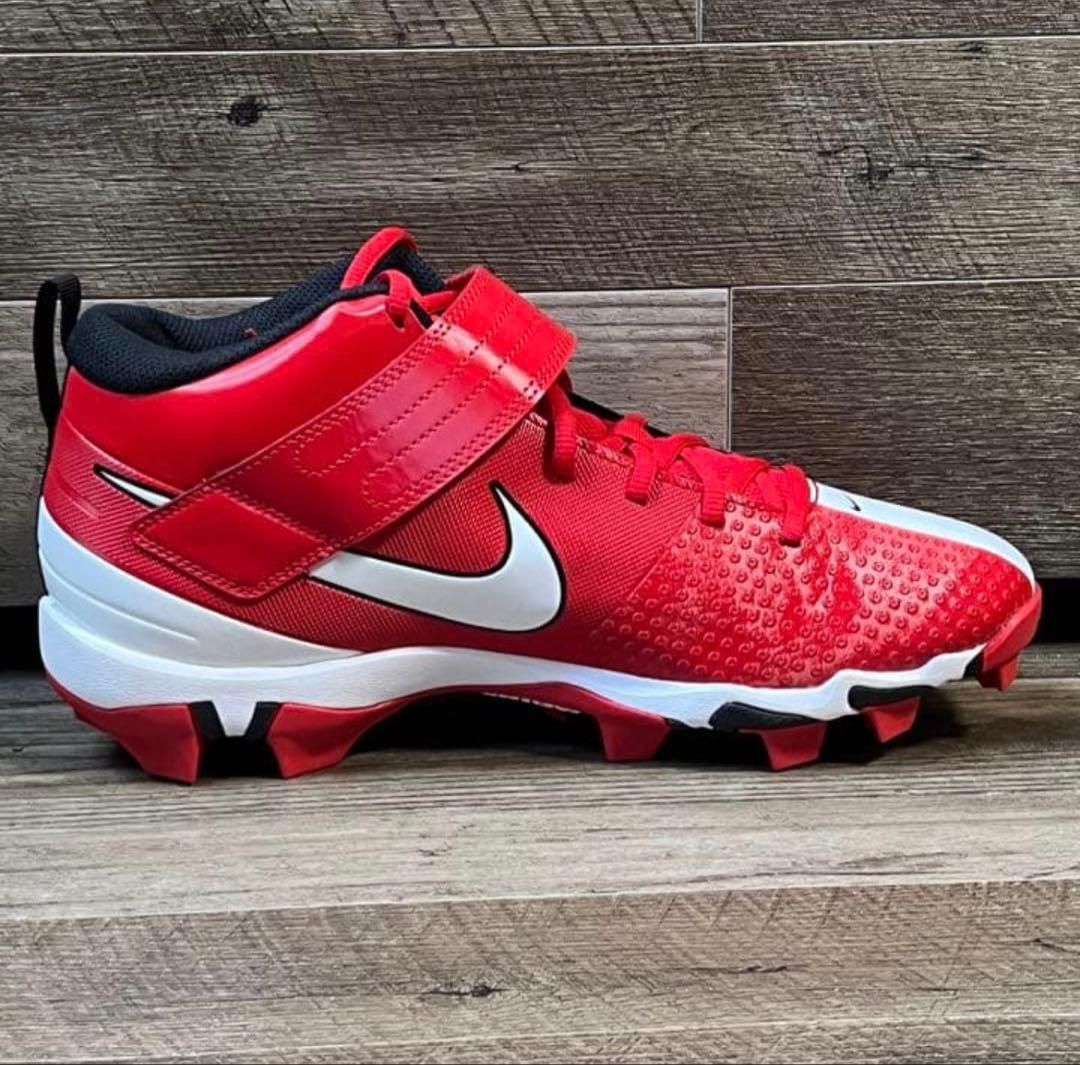 Nike ナイキスパイク レッド　野球　マイクトラウトモデル