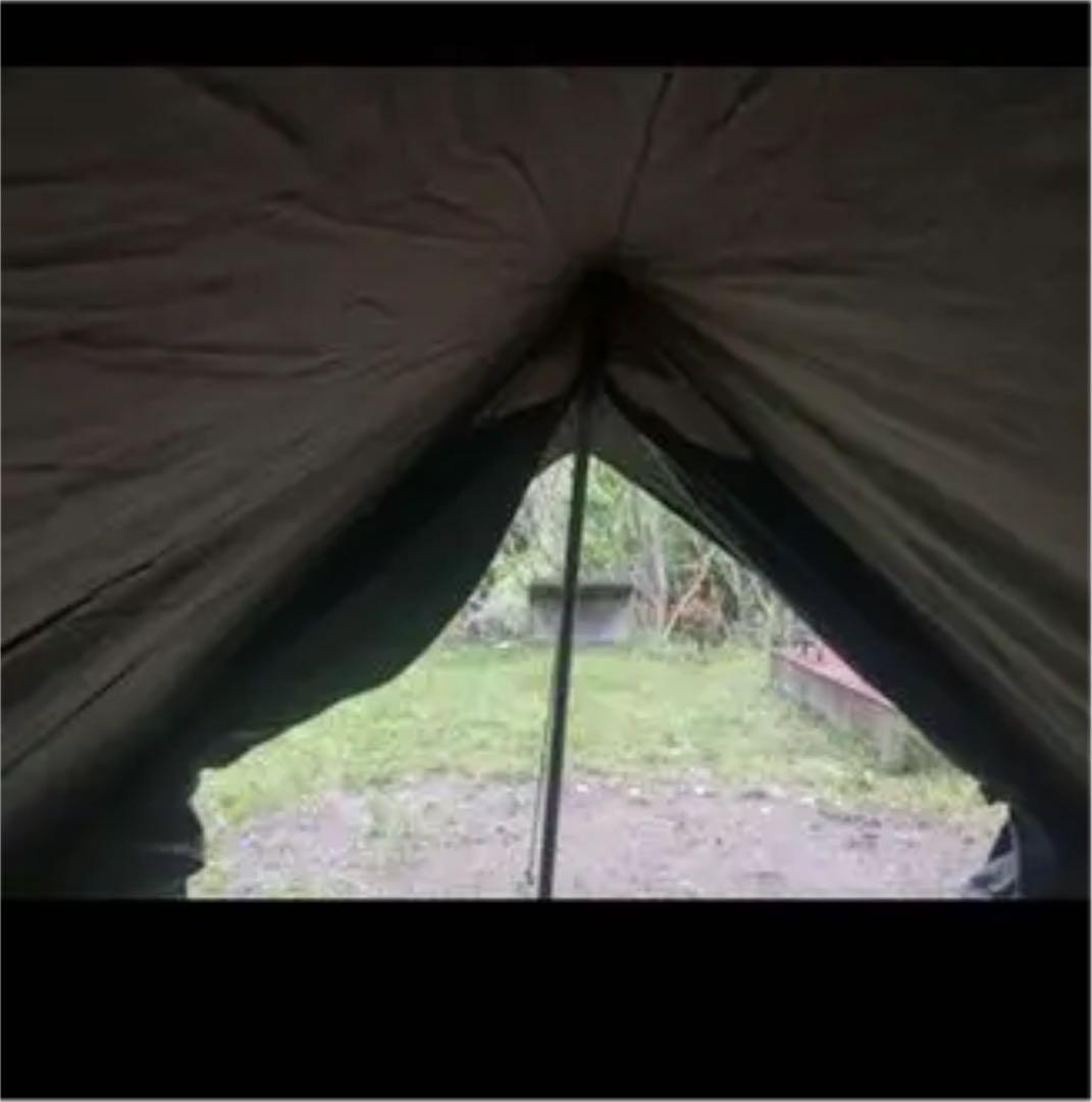 フランス軍 F1テント　パップテント　軍幕 キャンプ 80s