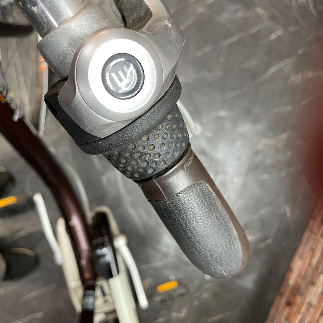 【11】電動自転車 ブリヂストン Assista ブラウン 26インチ