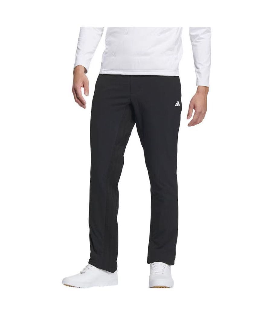 79新品27500円アディダスゴルフ/メンズ/秋冬/中綿ストレッチパンツ/黒