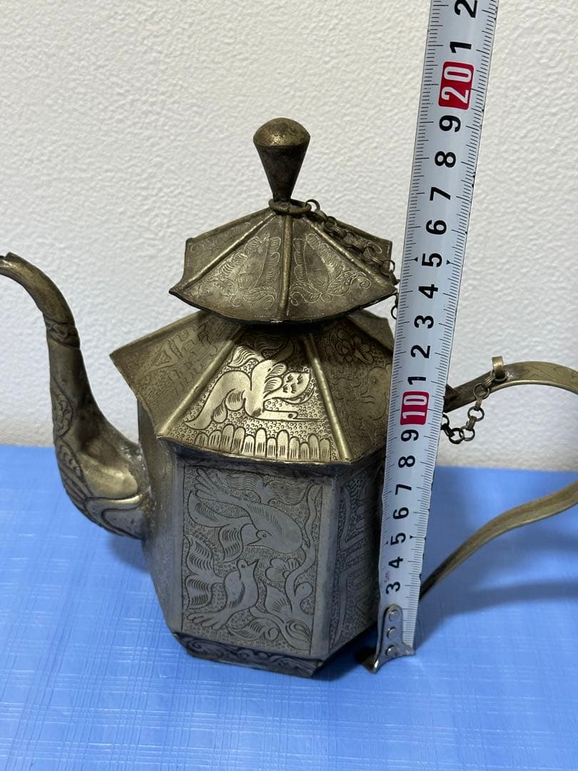 中国清時代 金属製水注