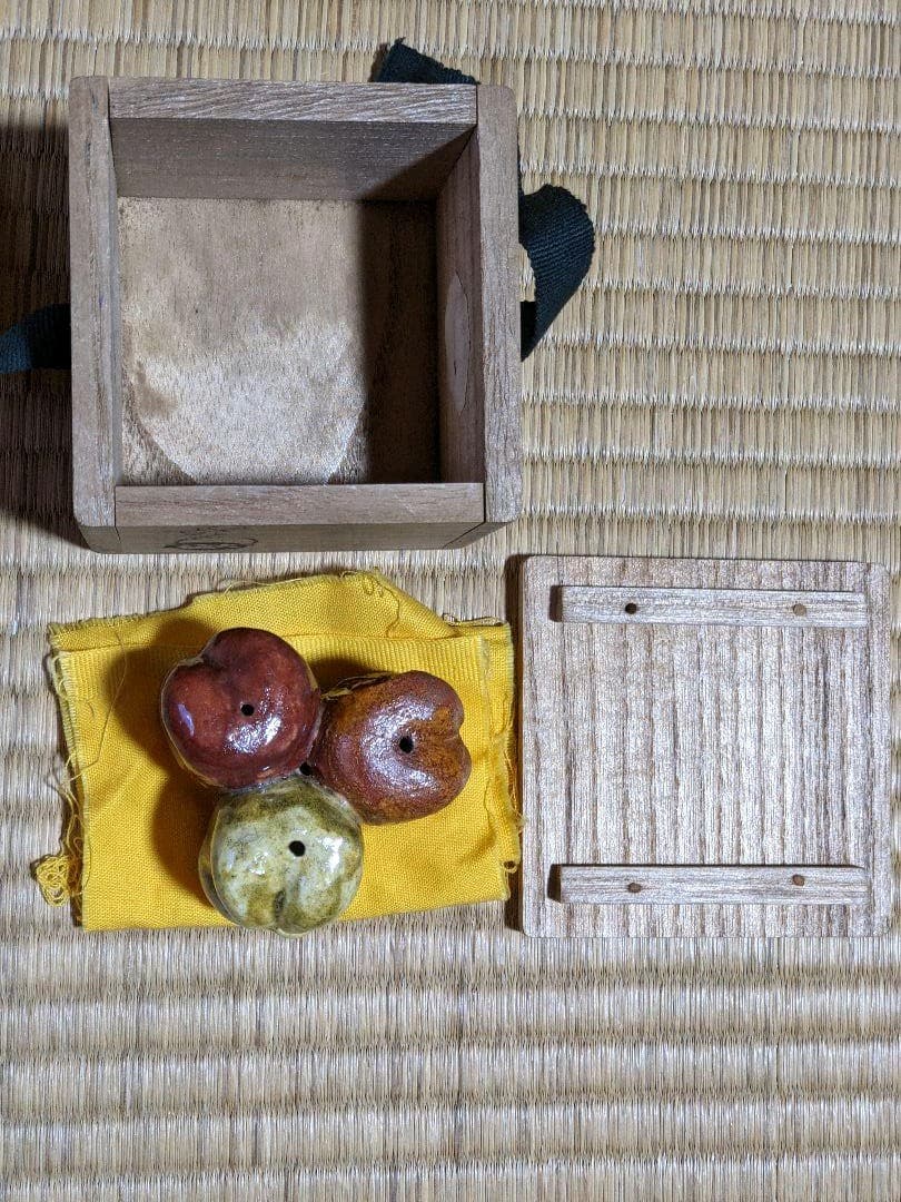 ⭐九世 大樋長左衛門作 猿蓋置 大樋焼 アンティーク 骨董品 コレクション