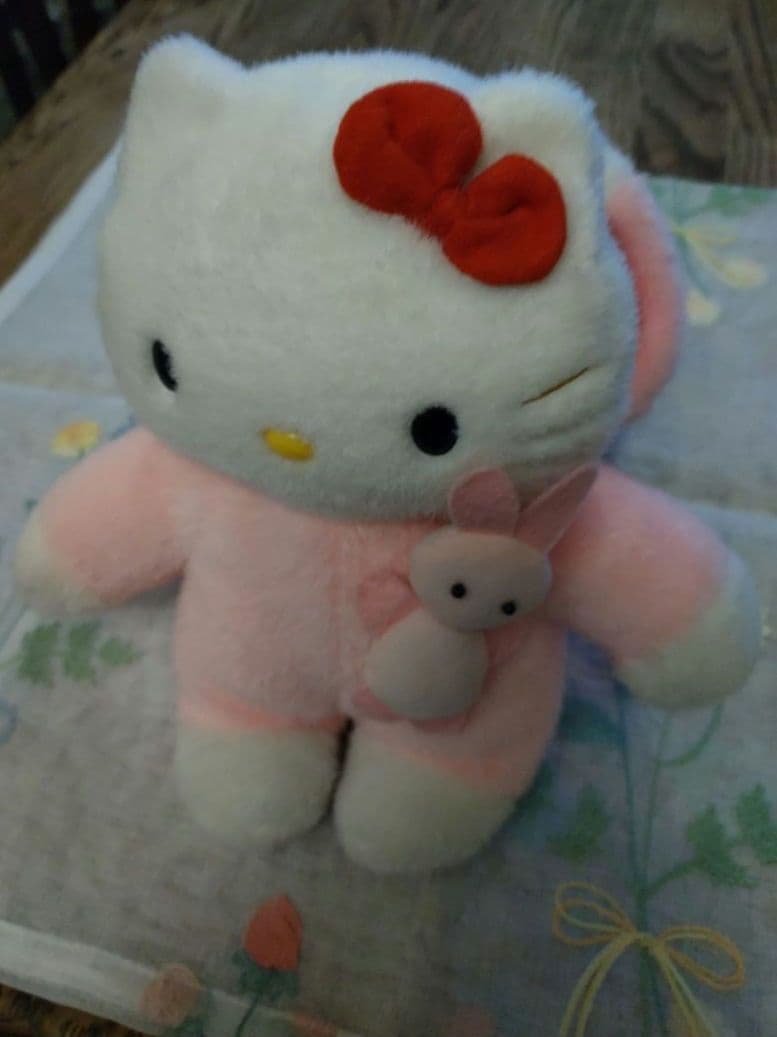 希少　ハローキティ うさぎ着ぐるみ レトロ サンリオ