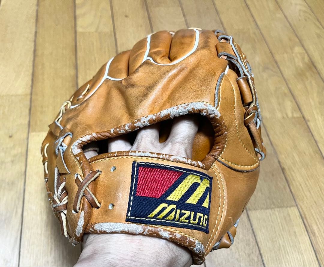 Mizuno ミズノ　青カップ　軟式　グローブ　ワールドウィン