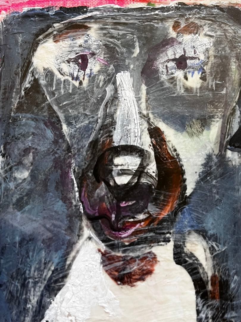 サトウリツコ　犬の絵　Ritsuko Sato