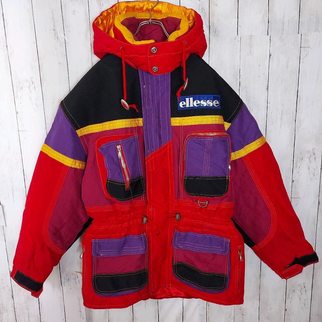 【ellesse】80s エレッセ ゴールドウィン スキーウェア 上下セット L