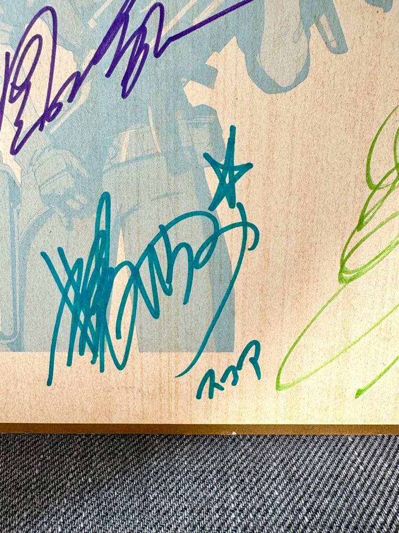 ガルフォース 直筆サイン色紙 鶴ひろみ 松井菜桜子 原えりこ 川村万梨阿 他