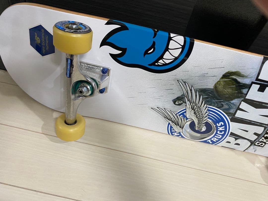 BAKER スケートボード ホワイト ブルー