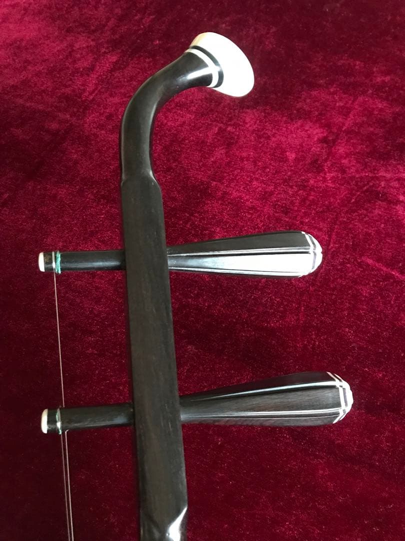 大特価・二胡★上級黒檀★古月琴坊・黄建洪製作★十年保証