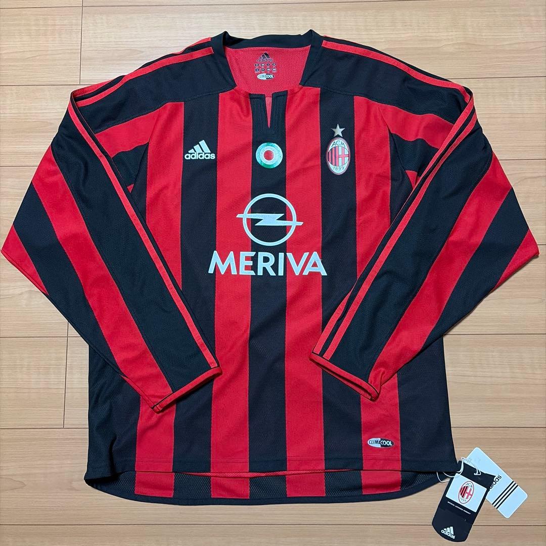 ACミラン　03-04 シェフチェンコ #7 長袖ユニフォーム【タグ付き】