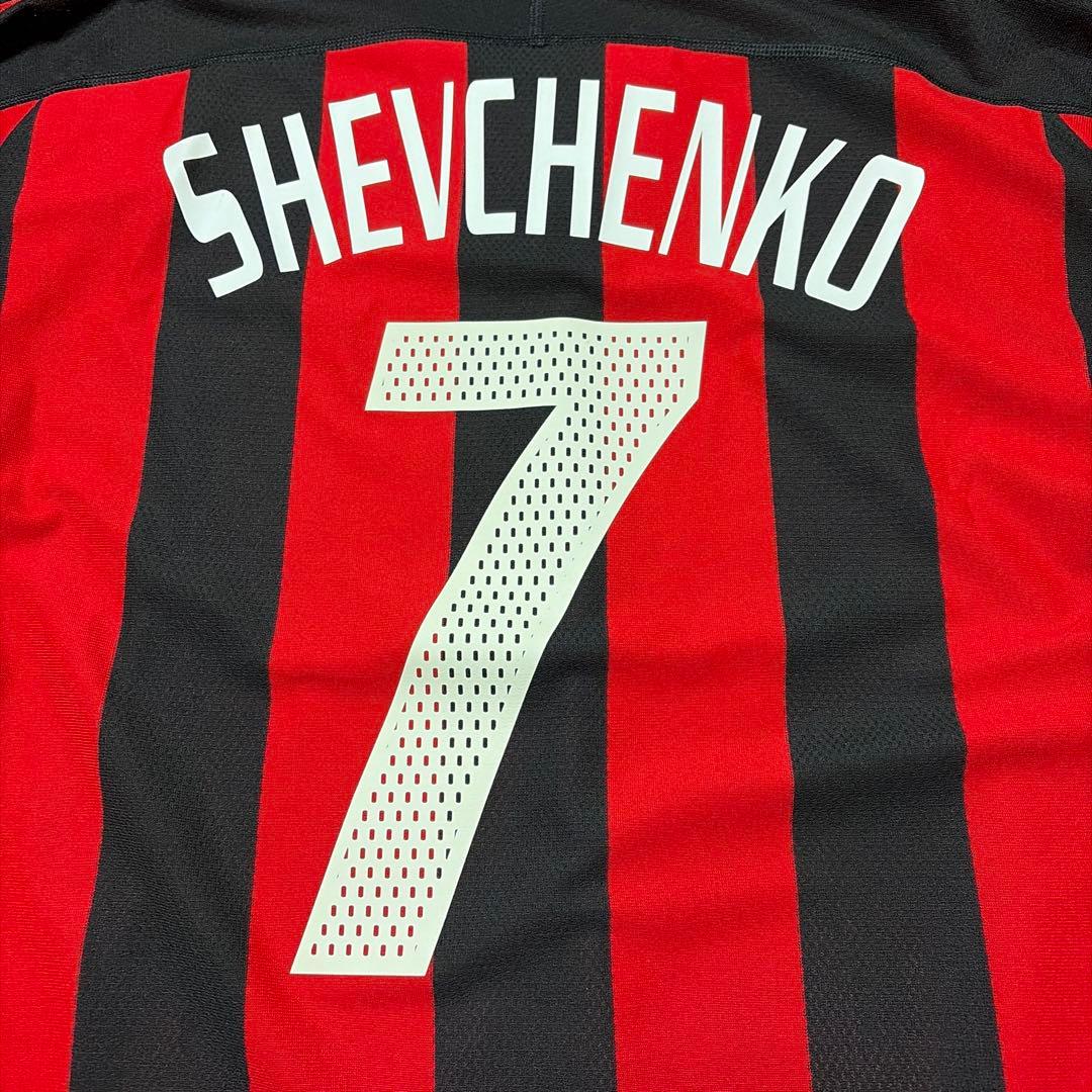 ACミラン　03-04 シェフチェンコ #7 長袖ユニフォーム【タグ付き】