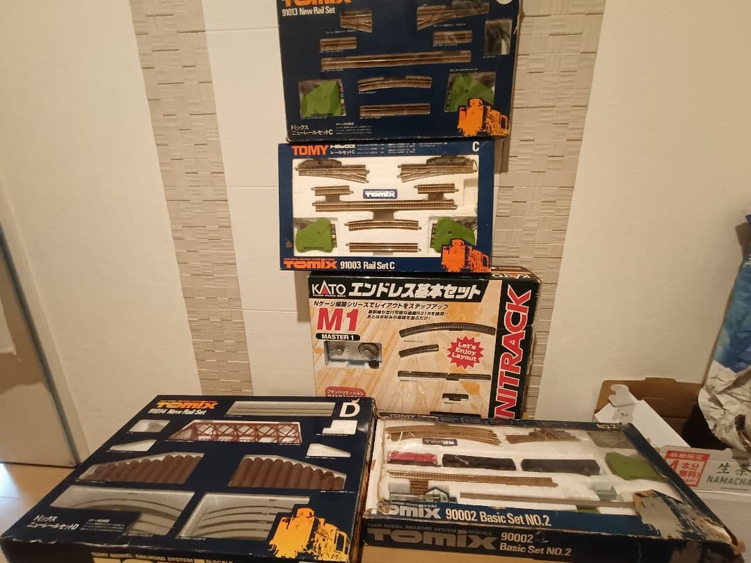 箱無し。 TOMIX 鉄道模型 Nゲージ レールセット まとめて