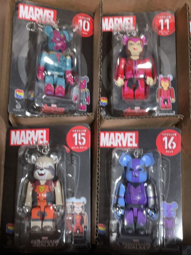 BE@RBRICK MARVEL マーベル　アベンジャーズ　10種セット　新品