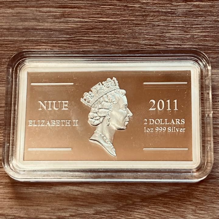 （レア！アンティーク！）コンクエストオブスペース　1オンス　カラー純銀バー