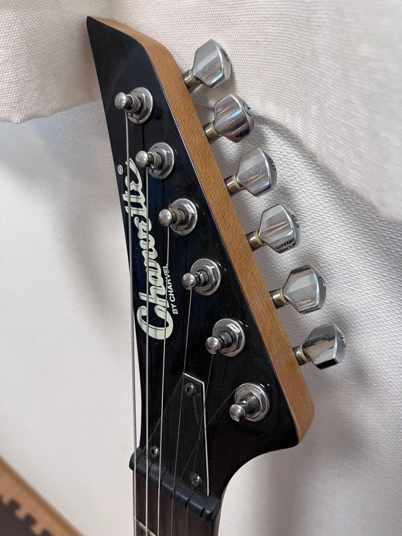 シャーベル エレキギター ホワイト ギター デトックス品