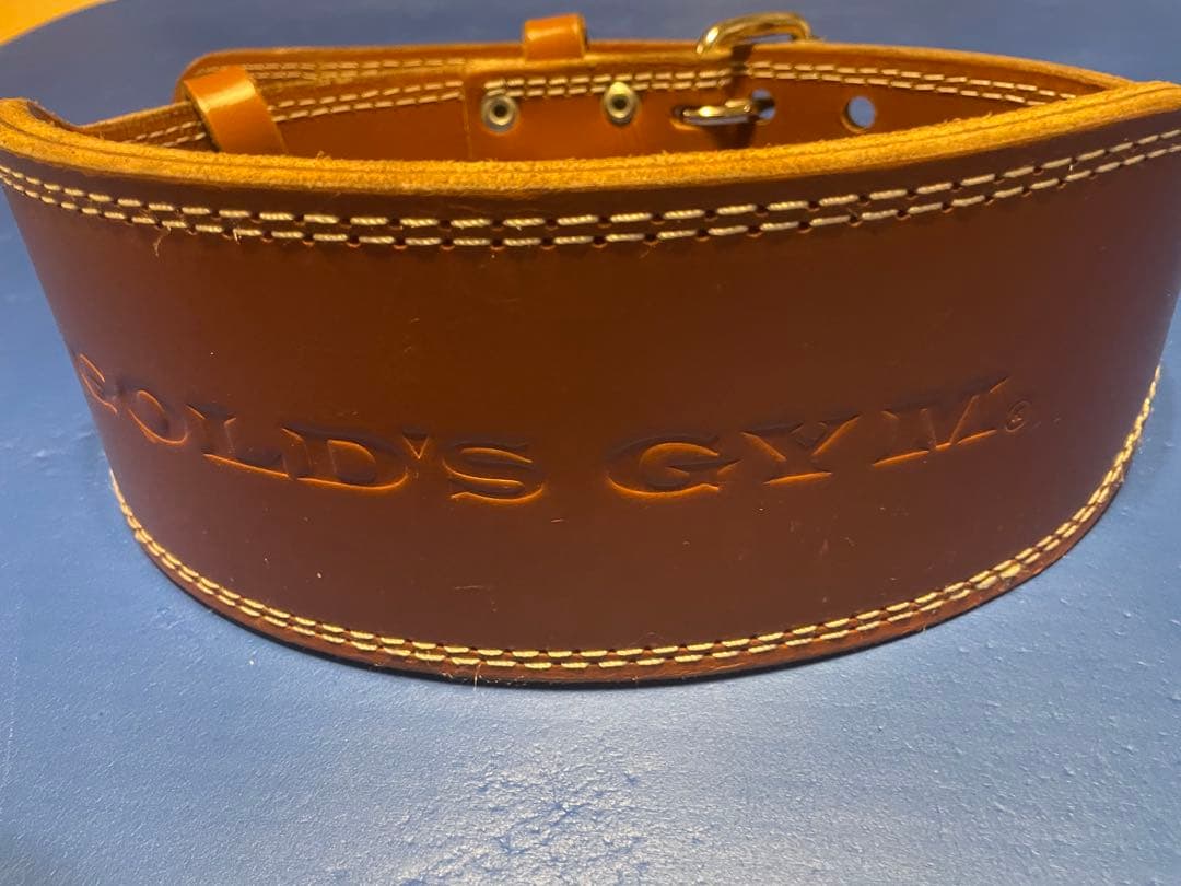 GOLD'S GYM プロレザーベルト　Mサイズ